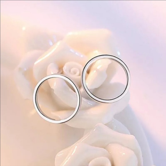 ▪️shabby Chic circle earrings ▪️ - Picture 6 of 8